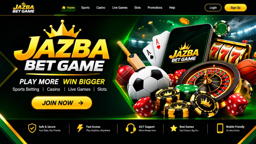 jazba bet game home page
